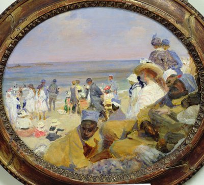 La plage de Dieppe, 1916 - Jacques Emile Blanche